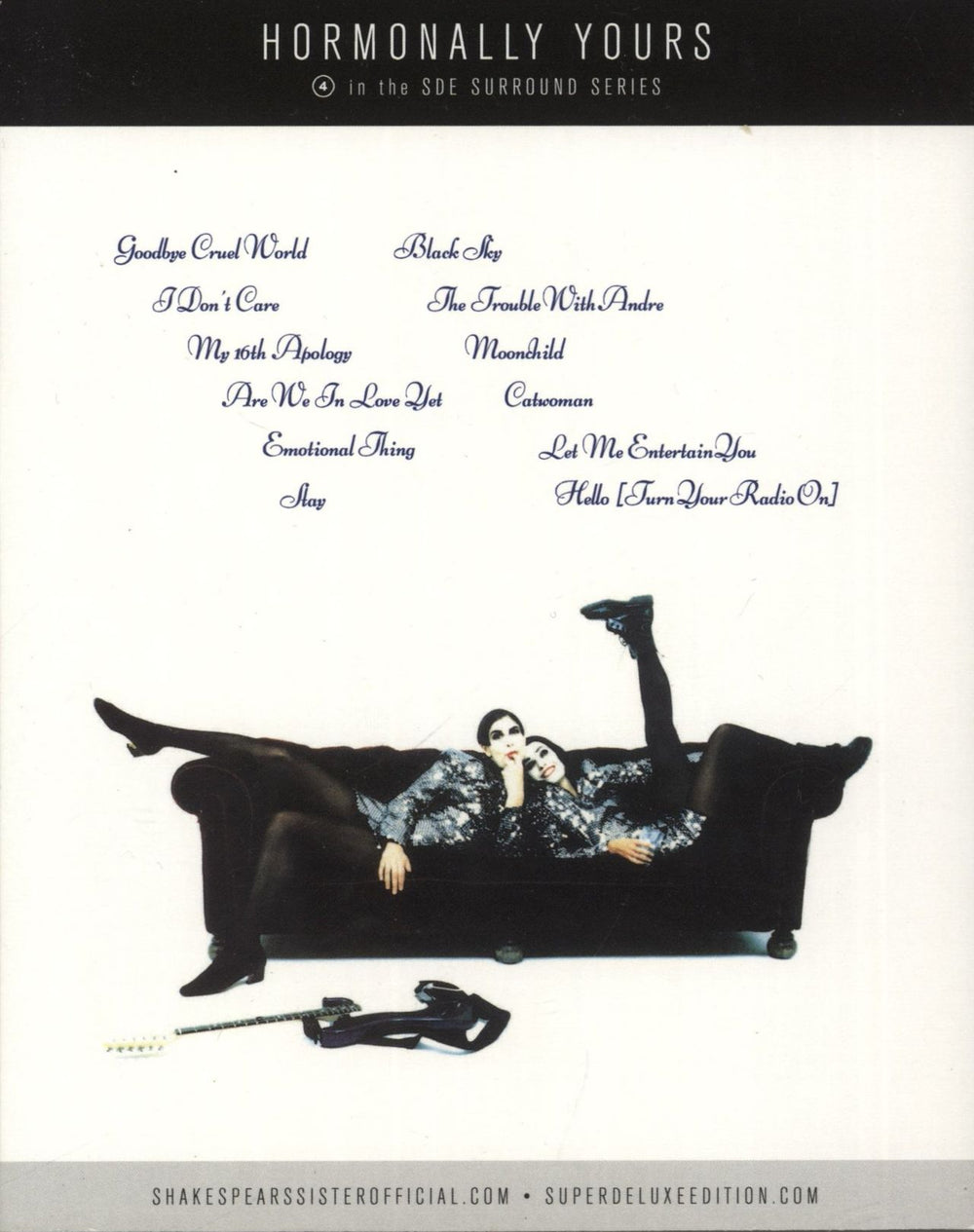 Shakespear's Sister Hormonally Yours UK Blu Ray Audio 5060555218447