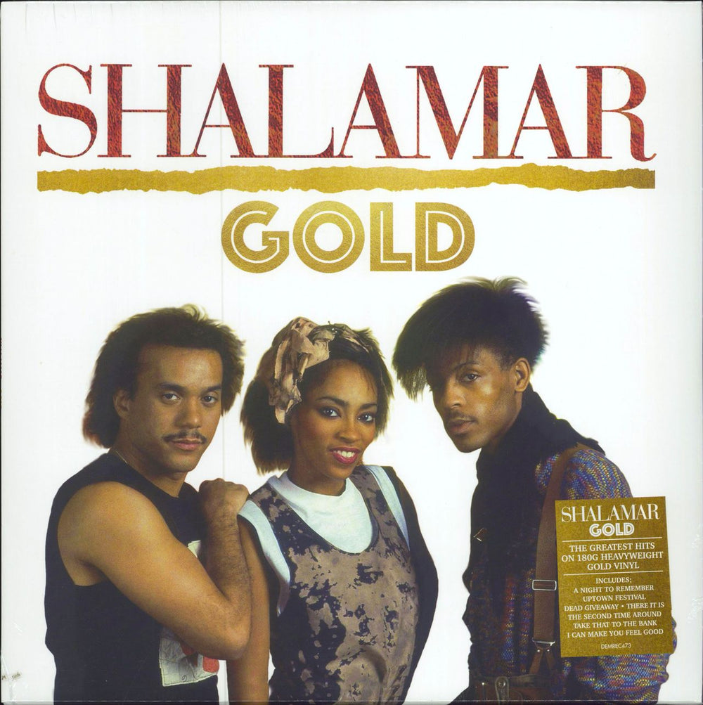 Shalamar Gold - Gold Vinyl - Sealed UK vinyl LP album (LP record) DEMREC473