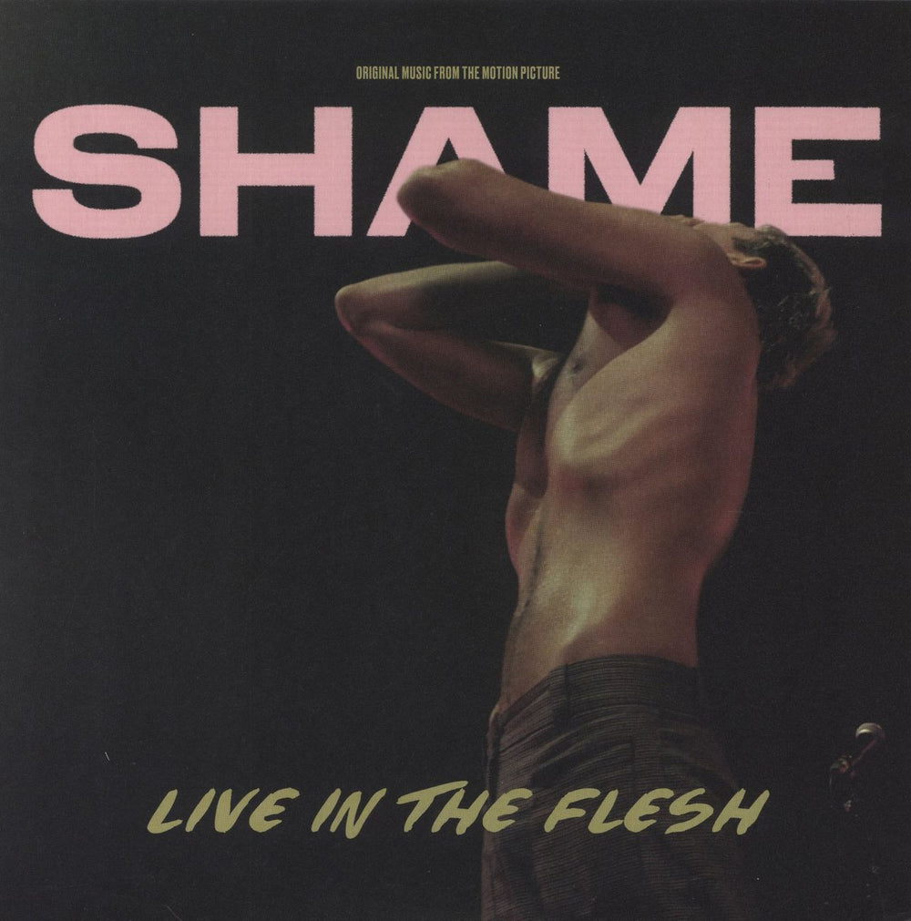 Shame Live In The Flesh - Black/Yellow Split Vinyl - RSD21 UK 12" vinyl single (12 inch record / Maxi-single) DOC264