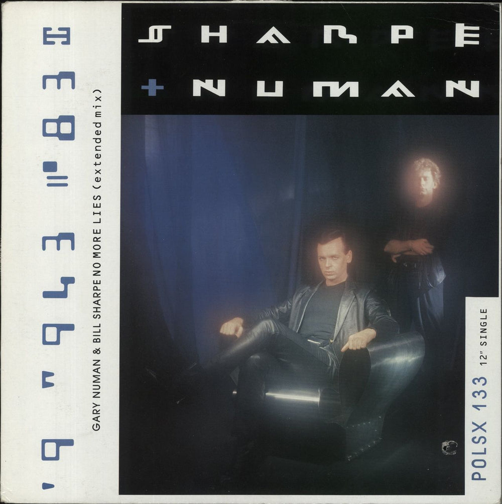 Sharpe & Numan No More Lies - Extended Mix Canadian 12" vinyl single (12 inch record / Maxi-single) POLSX133