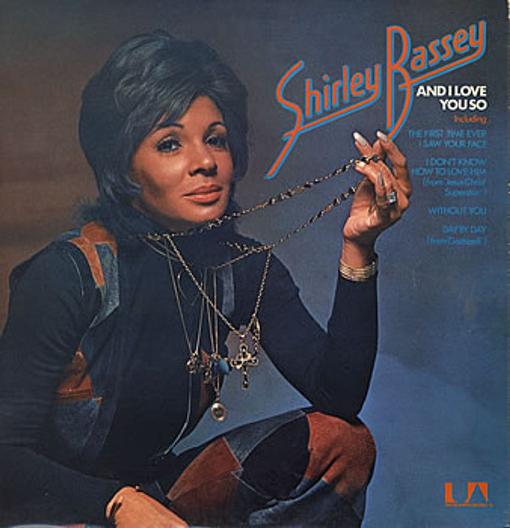 Shirley Bassey And I Love You So UK vinyl LP album (LP record) UAS29385