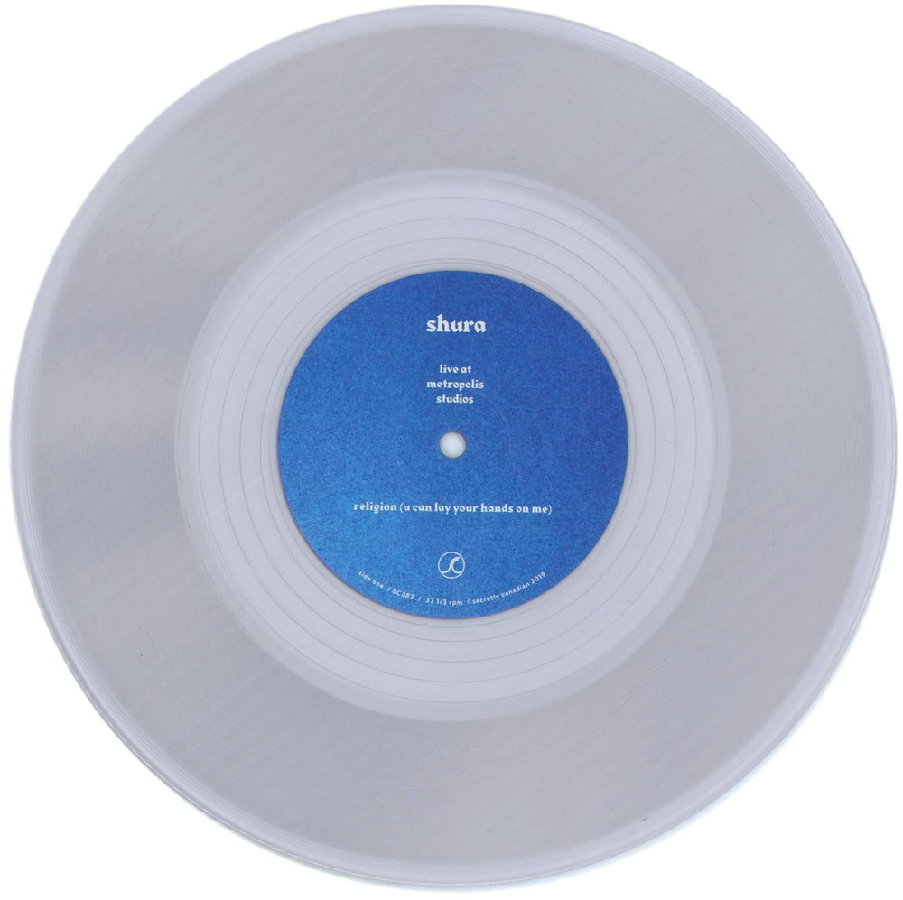 Shura Live At Metropolis Studios - Clear Vinyl UK 10" vinyl single (10 inch record) X3810LI870971