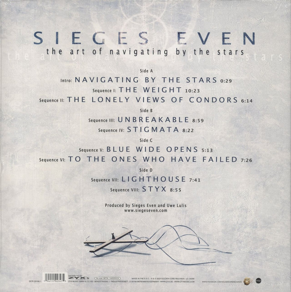 Sieges Even The Art Of Navigating By The Stars - Sealed UK 2-LP vinyl record set (Double LP Album) 194111023475