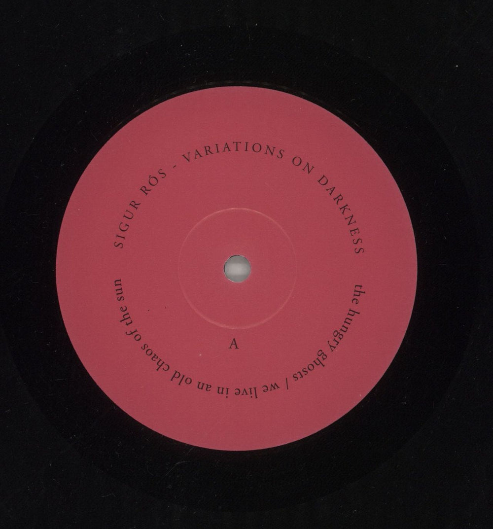 Sigur Ros Variations on Darkness UK 12" vinyl single (12 inch record / Maxi-single) SIU12VA871089