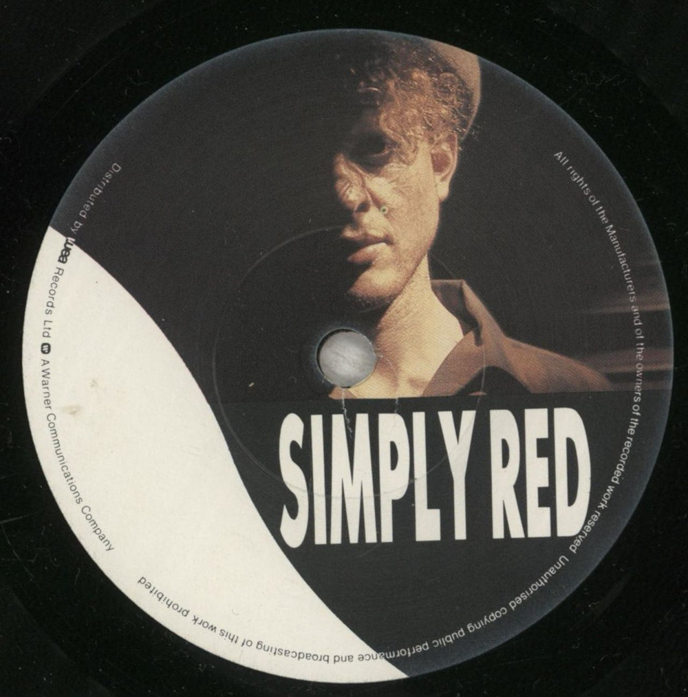 Simply Red Jericho UK 7" vinyl single (7 inch record / 45) RED07JE17892