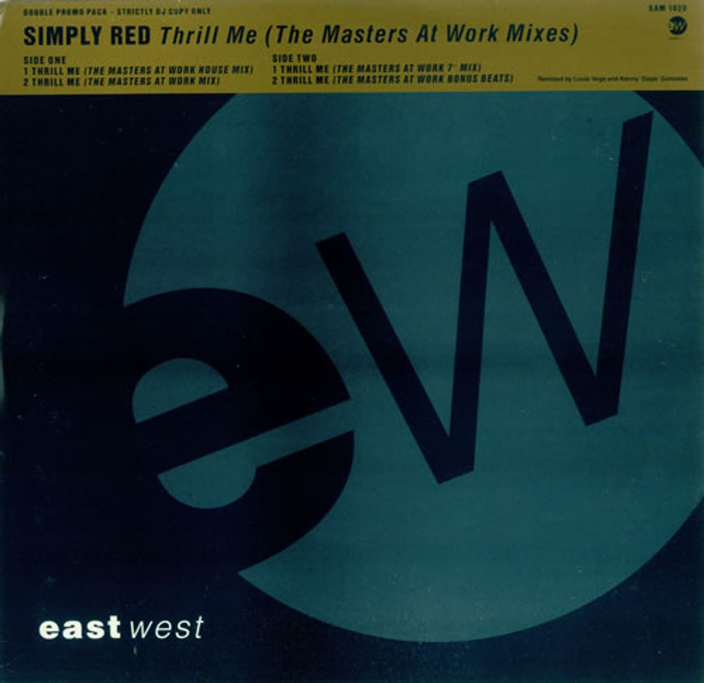 Simply Red Thrill Me - Double Pack UK Promo 12" vinyl single (12 inch record / Maxi-single) SAM1020