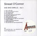 Sinead O'Connor She Who Dwells - CD-R Promo Set UK Promo CD-R acetate SINCRSH257429