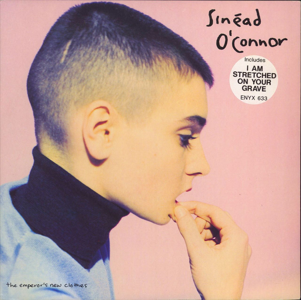 Sinead O'Connor The Emperor's New Clothes - Hype Sticker UK 12" vinyl single (12 inch record / Maxi-single) ENYX633