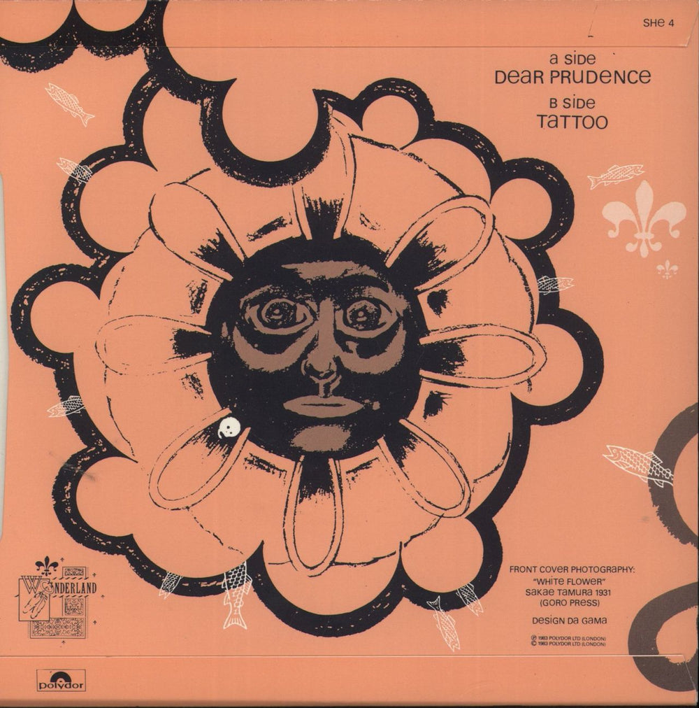 Siouxsie & The Banshees Dear Prudence UK 7" vinyl single (7 inch record / 45)