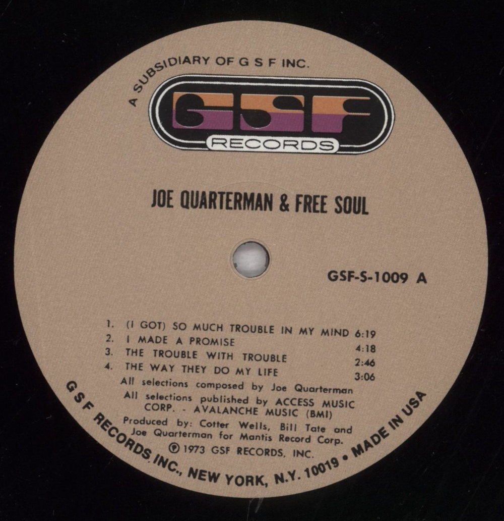 Sir Joe Quarterman & Free Soul Sir Joe Quarterman & Free Soul UK vinyl LP album (LP record) SQLLPSI842915