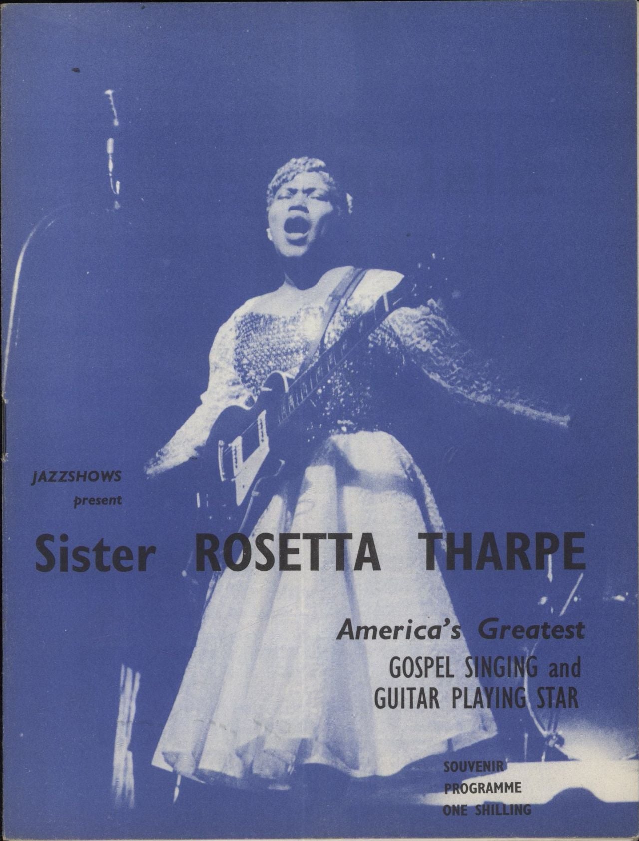 Sister Rosetta Tharpe Souvenir Programme UK tour programme TOUR PROGRAMME