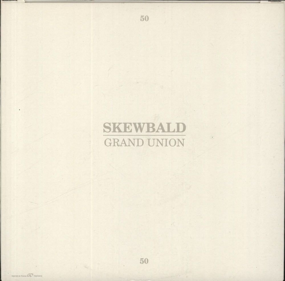 Skewbald / Grand Union Skewbald / Grand Union - Clear Vinyl US 7" vinyl single (7 inch record / 45) DIS50V