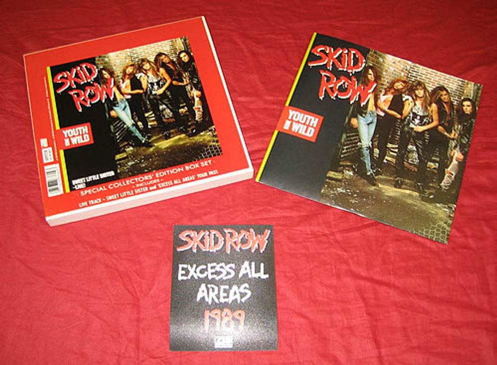 Skid Row (80s) Youth Gone Wild Box UK box set A8935B