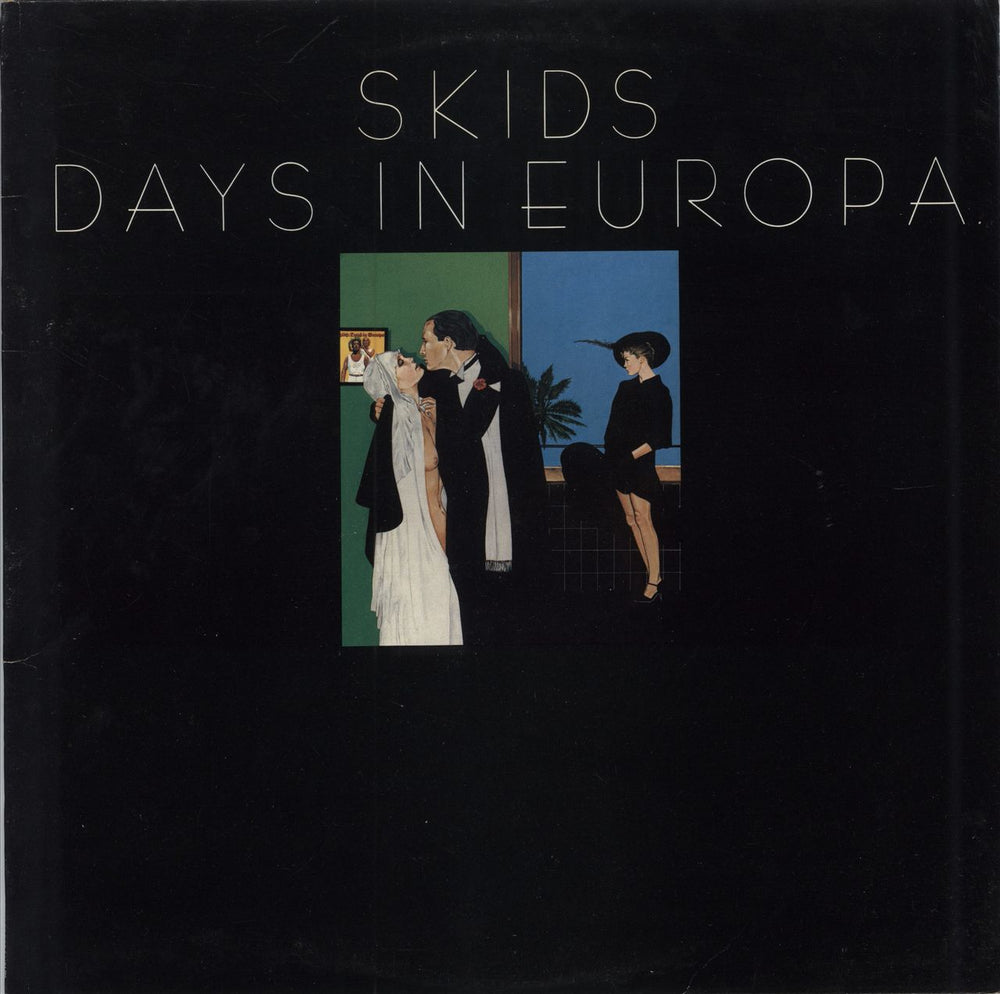 Skids Days In Europa - 2nd - EX UK vinyl LP album (LP record) V2138