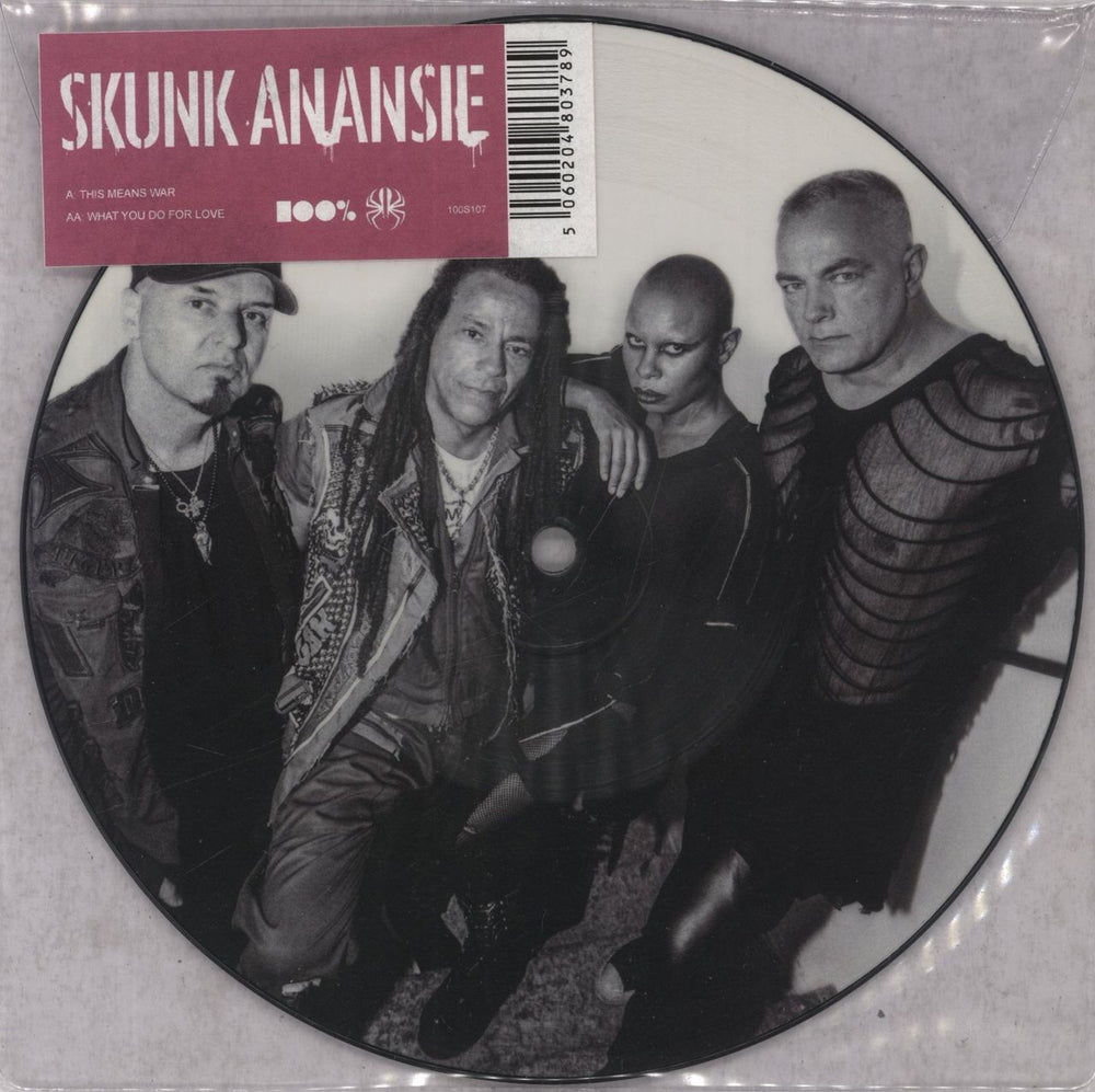 Skunk Anansie This Means War UK 7" vinyl picture disc (7 inch picture disc single) 100S107