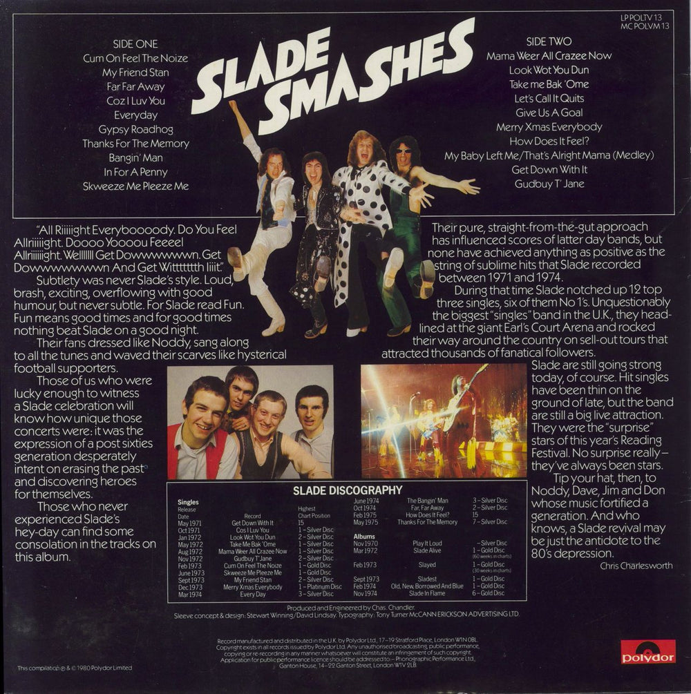 Slade Slade Smashes - Glossy French vinyl LP album (LP record)