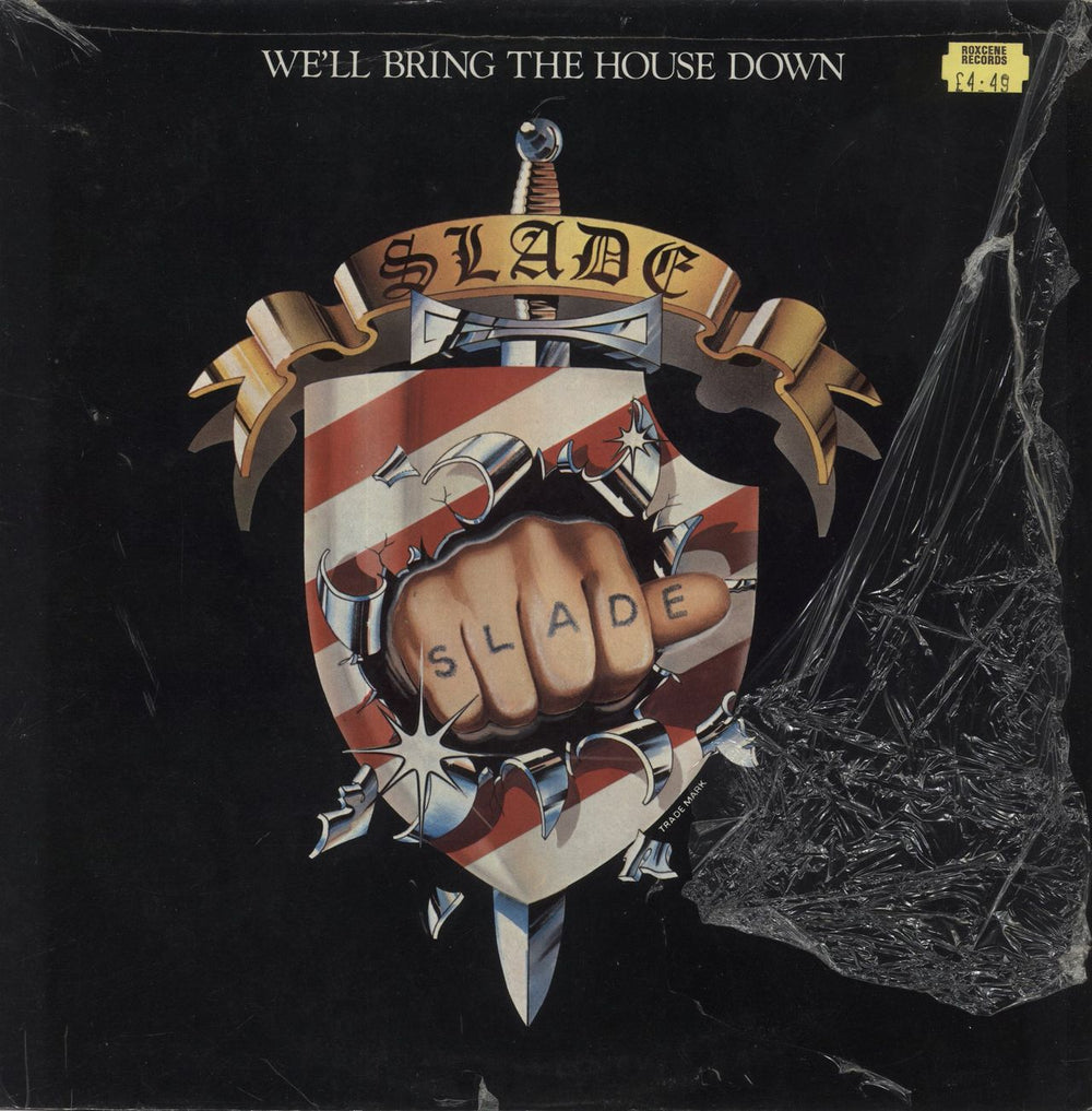 Slade We'll Bring The House Down + Merchandise Insert - VG - Shrink UK vinyl LP album (LP record) SKATE1