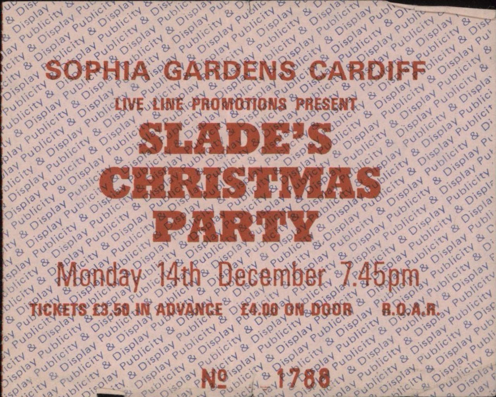 Slade We'll Bring The House Down Tour + Ticket UK tour programme SDETRWE858269