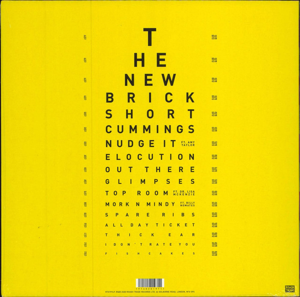 Sleaford Mods Spare Ribs UK vinyl LP album (LP record) 191402019711