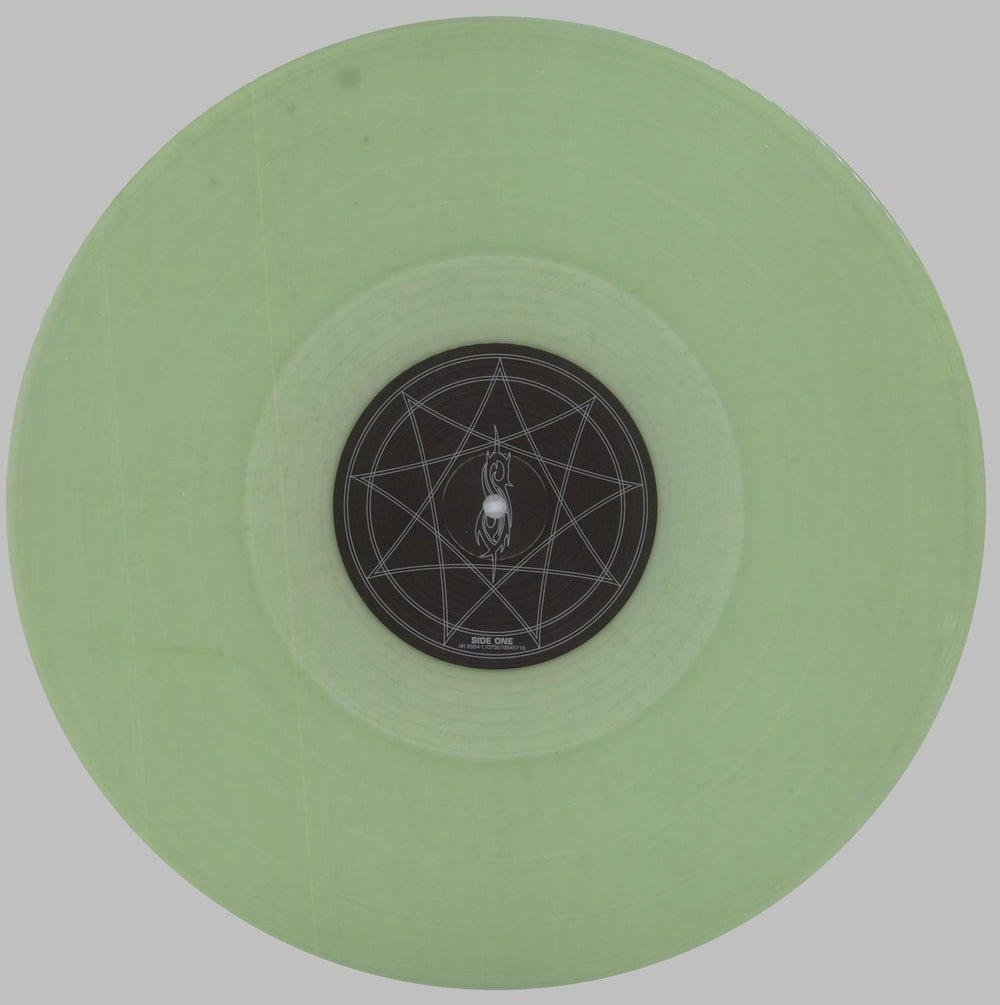 Slipknot Iowa - Translucent Green Vinyl - Hypesticker UK 2-LP vinyl record set (Double LP Album) PKT2LIO833962