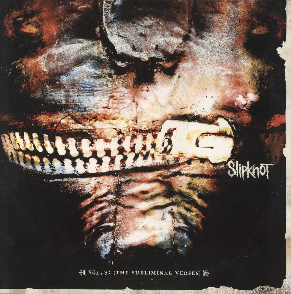 Slipknot Vol. 3: The Subliminal Verses - RSD - Clear Vinyl UK 2-LP vinyl record set (Double LP Album) RR7576-1