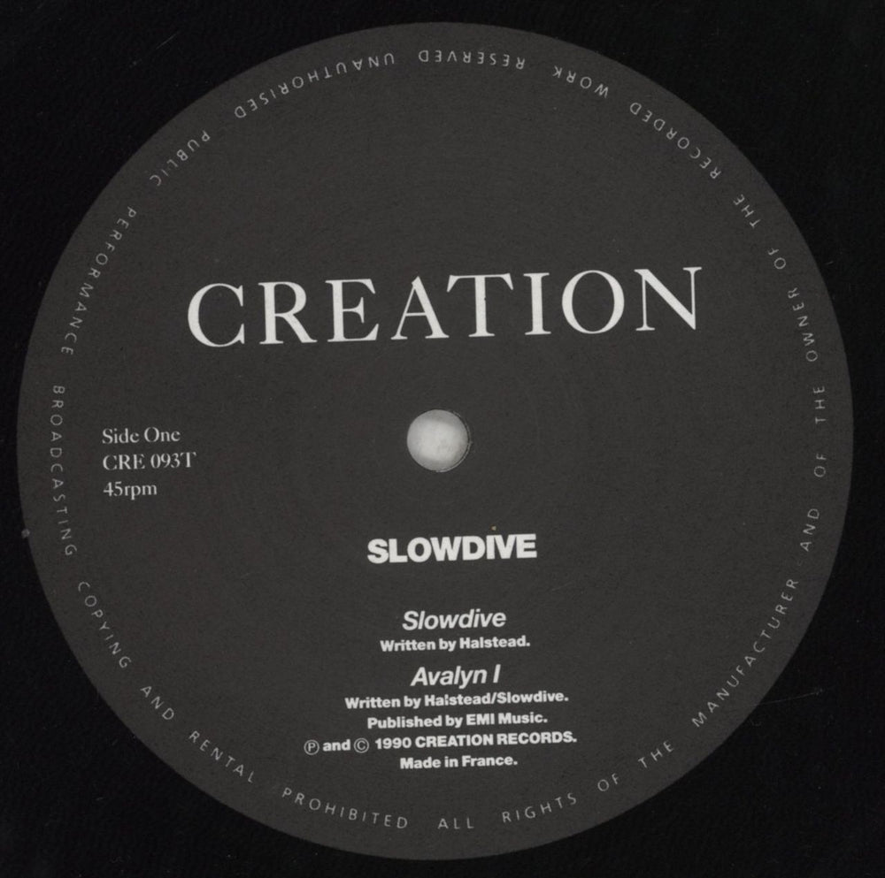 Slowdive Slowdive - EX UK 12" vinyl single (12 inch record / Maxi-single) SLO12SL278463