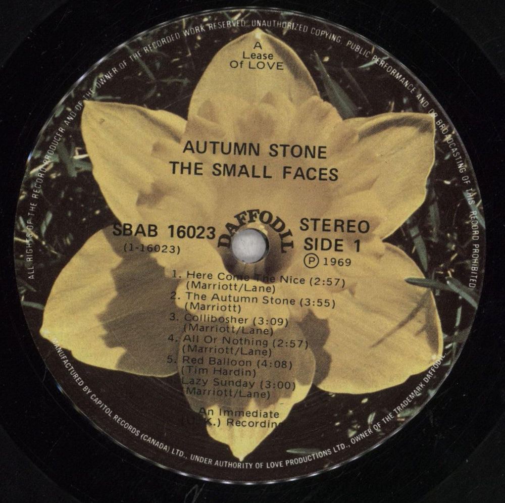 Small Faces The Autumn Stone Canadian 2-LP vinyl record set (Double LP Album) SMF2LTH846780