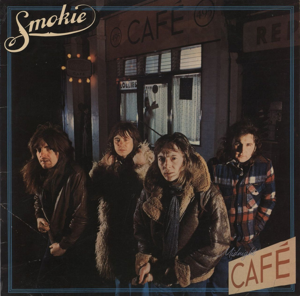 Smokie Midnight Café + Lyric inner - EX UK vinyl LP album (LP record) SRAK520