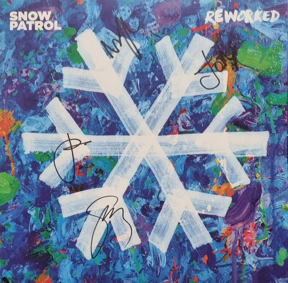 Snow Patrol Reworked - 180 Gram Vinyl - Autographed UK 2-LP vinyl record set (Double LP Album) 0817826