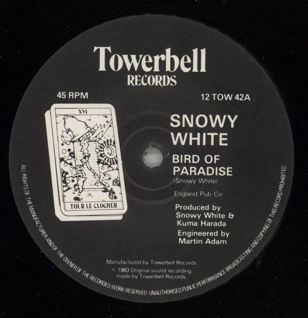 Snowy White Bird Of Paradise UK 12" vinyl single (12 inch record / Maxi-single) SN012BI551232