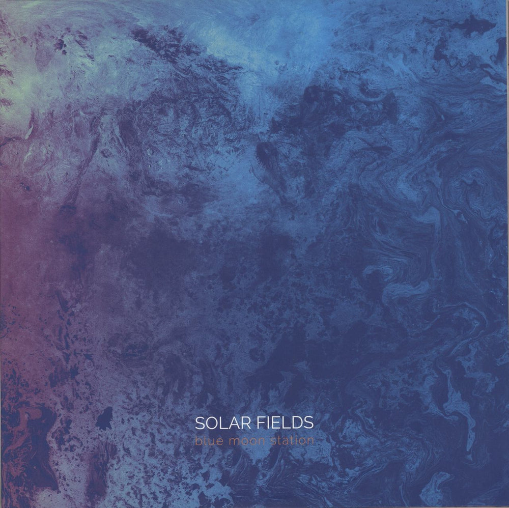 Solar Fields Blue Moon Station - Blue/White Vinyl Italian 2-LP vinyl record set (Double LP Album) SIDE2021.16LP