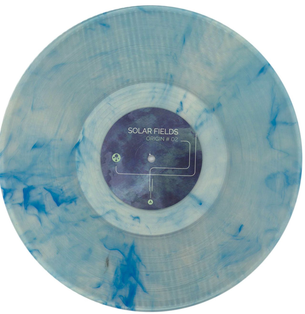 Solar Fields Origin #02 - Blue and Clear Marbled Vinyl Italian 2-LP vinyl record set (Double LP Album) 76U2LOR848610