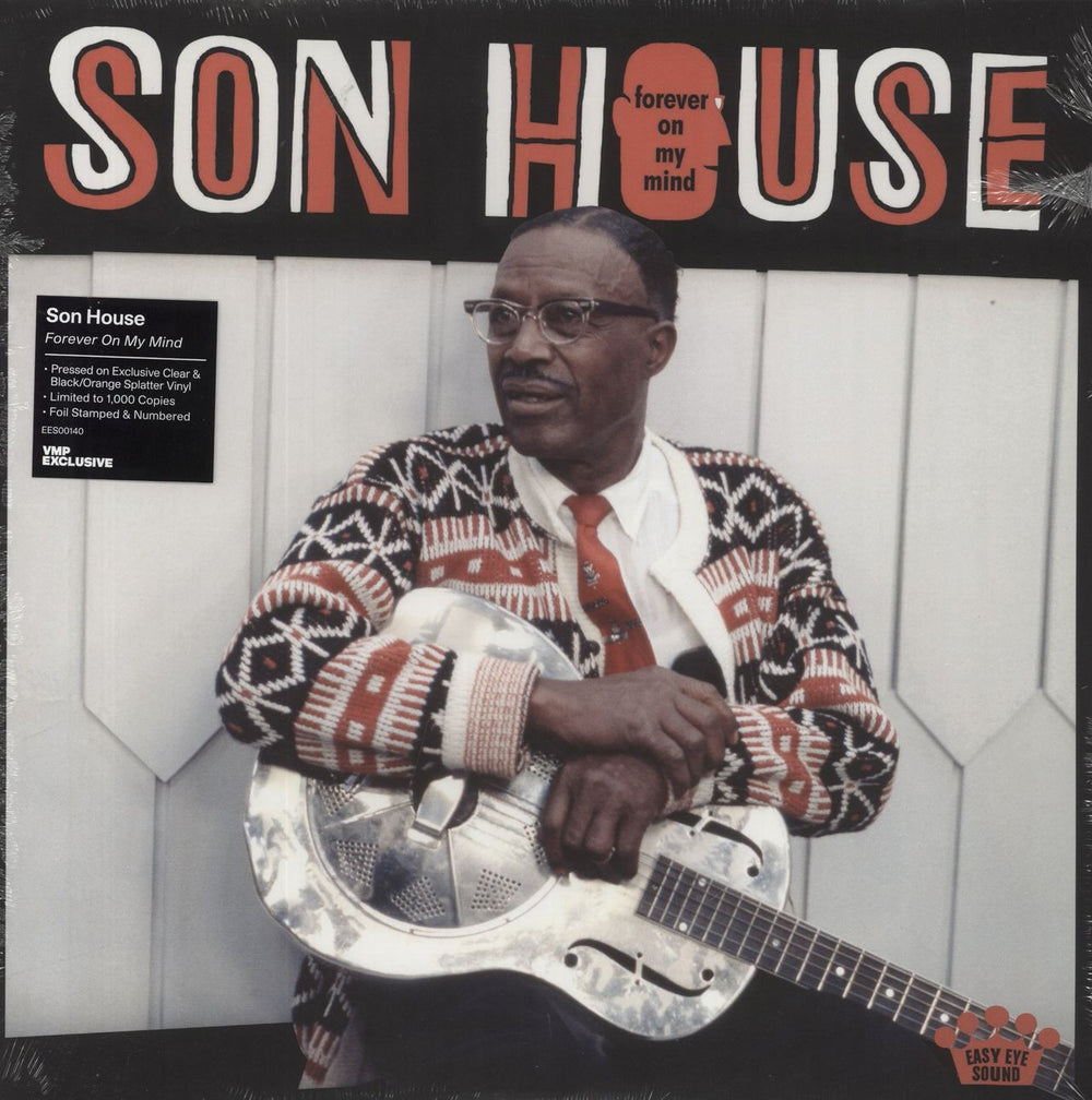 Son House Forever On My Mind - Clear & Black/Orange Splatter Vinyl - Sealed US vinyl LP album (LP record) 888072406506