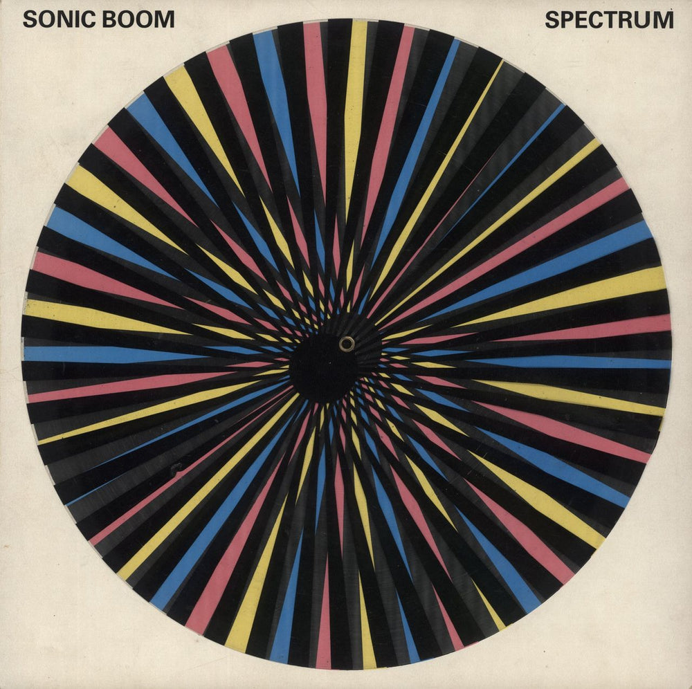 Sonic Boom Spectrum - Revolving Plastic Sleeve - VG UK vinyl LP album (LP record) OREZLP506