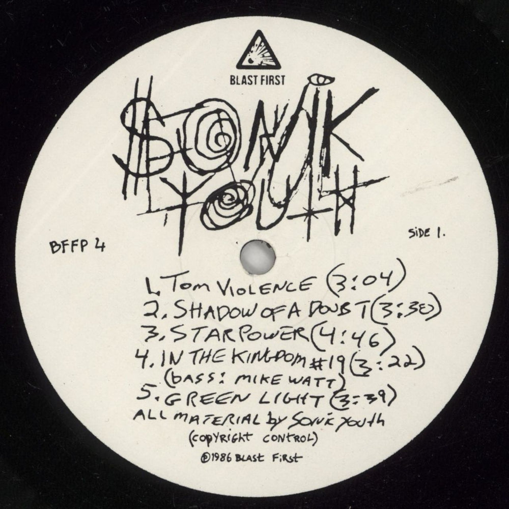 Sonic Youth Evol UK vinyl LP album (LP record) S-YLPEV206268