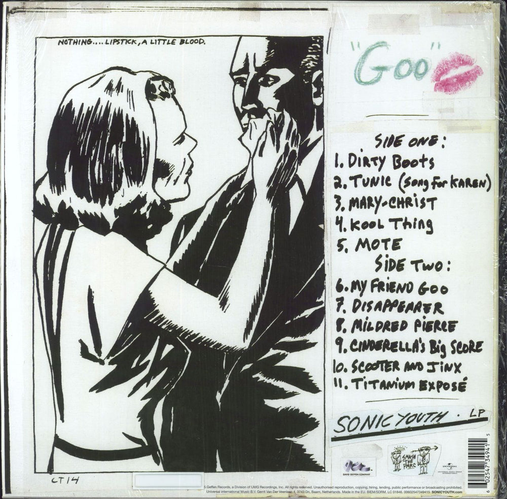 Sonic Youth Goo - 180gm UK vinyl LP album (LP record) 602547349415