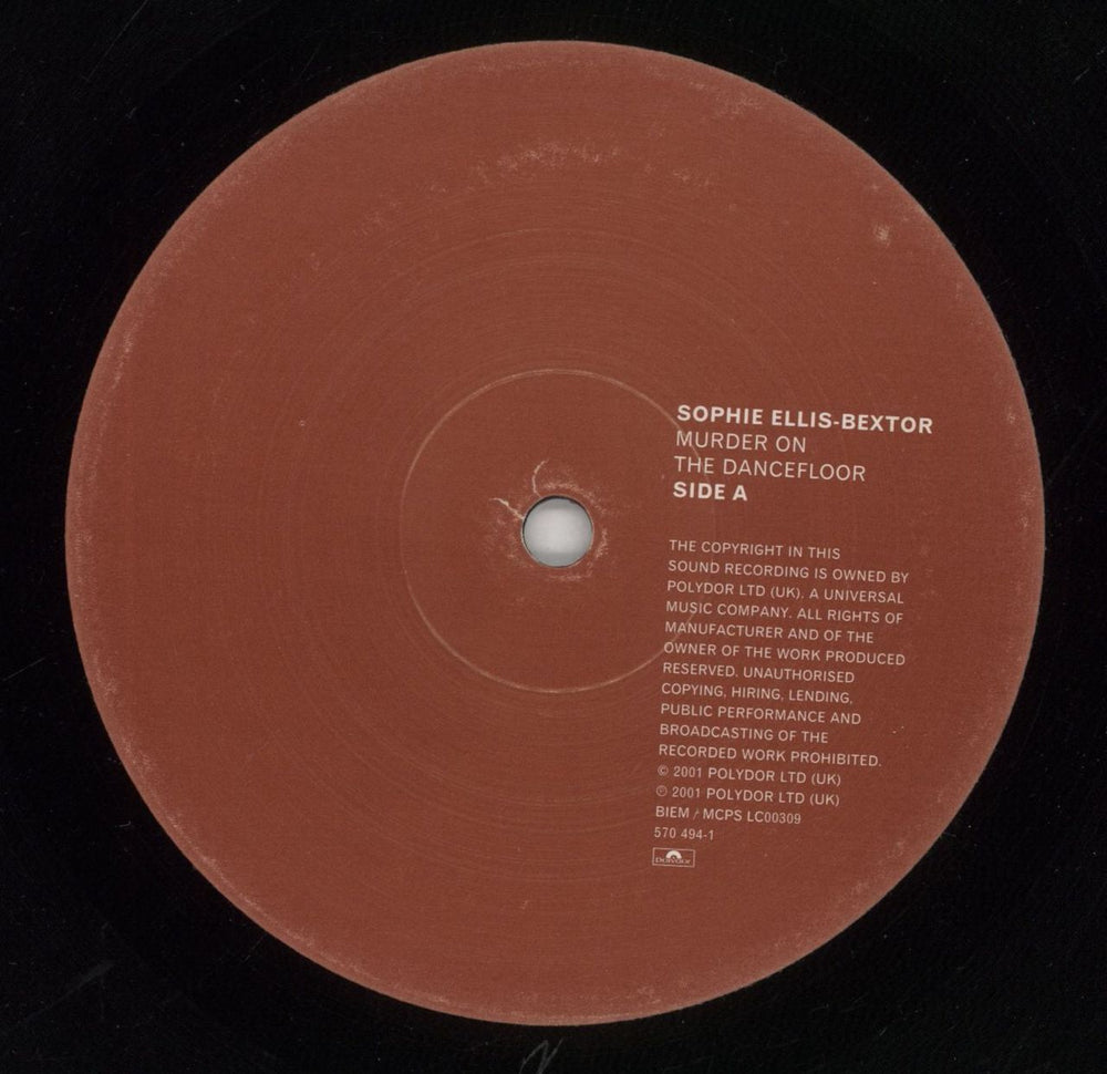 Sophie Ellis Bextor Murder On The Dancefloor - VG UK 12" vinyl single (12 inch record / Maxi-single) SEB12MU849046