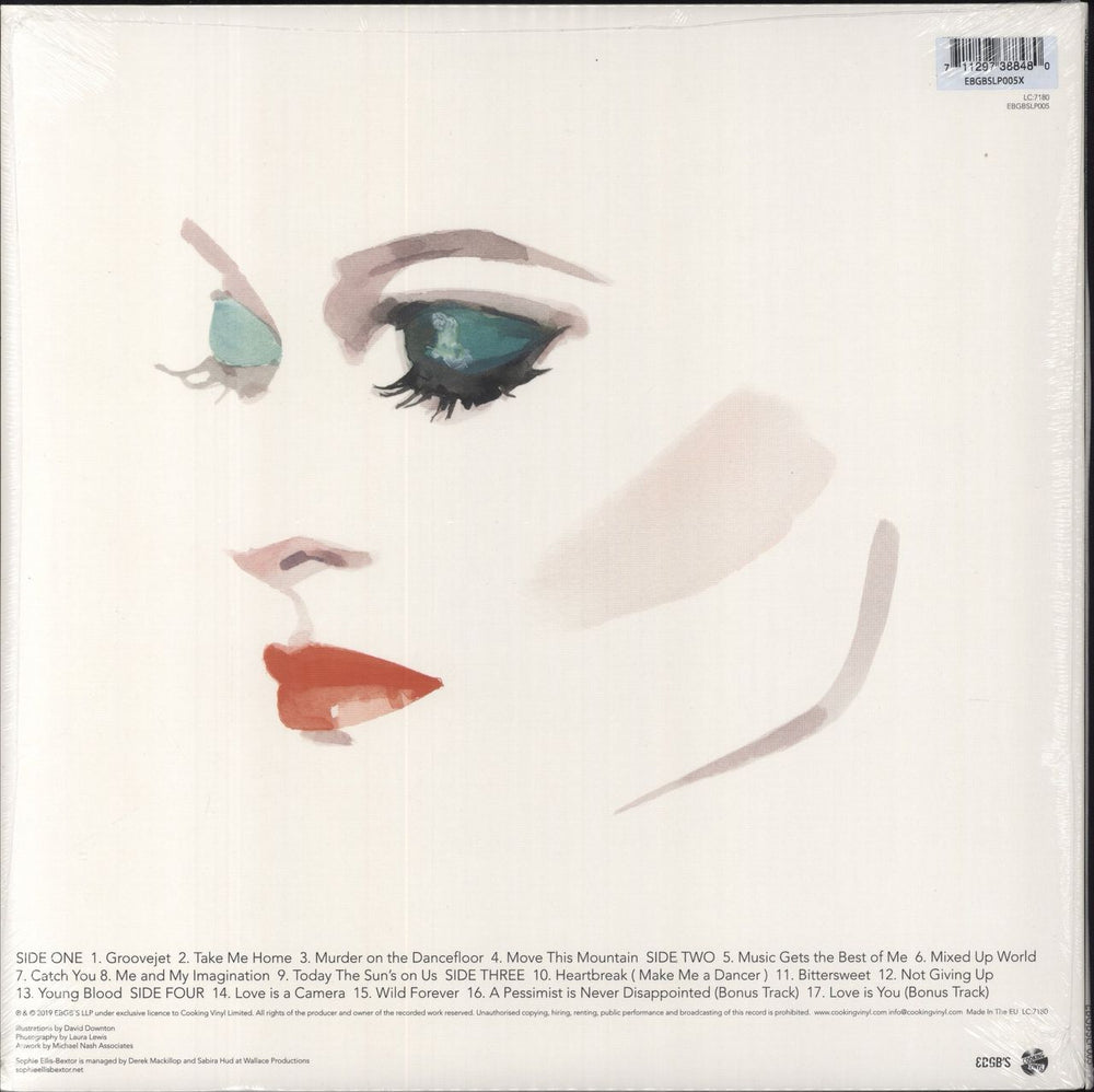 Sophie Ellis Bextor The Song Diaries - 140gm Blue Vinyl - Sealed UK 2-LP vinyl record set (Double LP Album) 711297388480