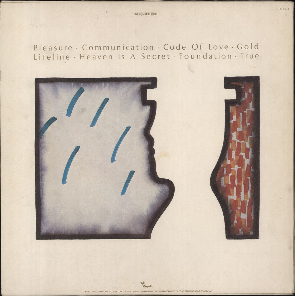 Spandau Ballet True UK vinyl LP album (LP record) 5099745025916