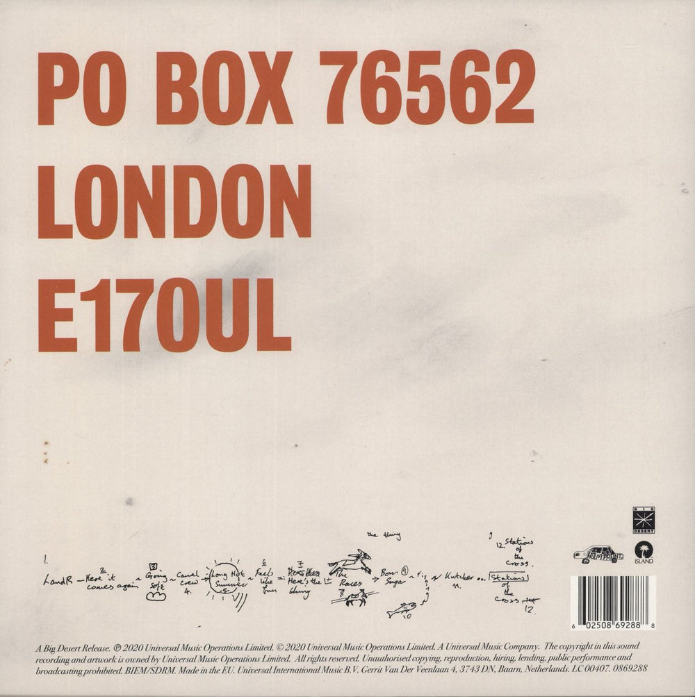 Sports Team Deep Down Happy - Autographed UK vinyl LP album (LP record) 602508692888