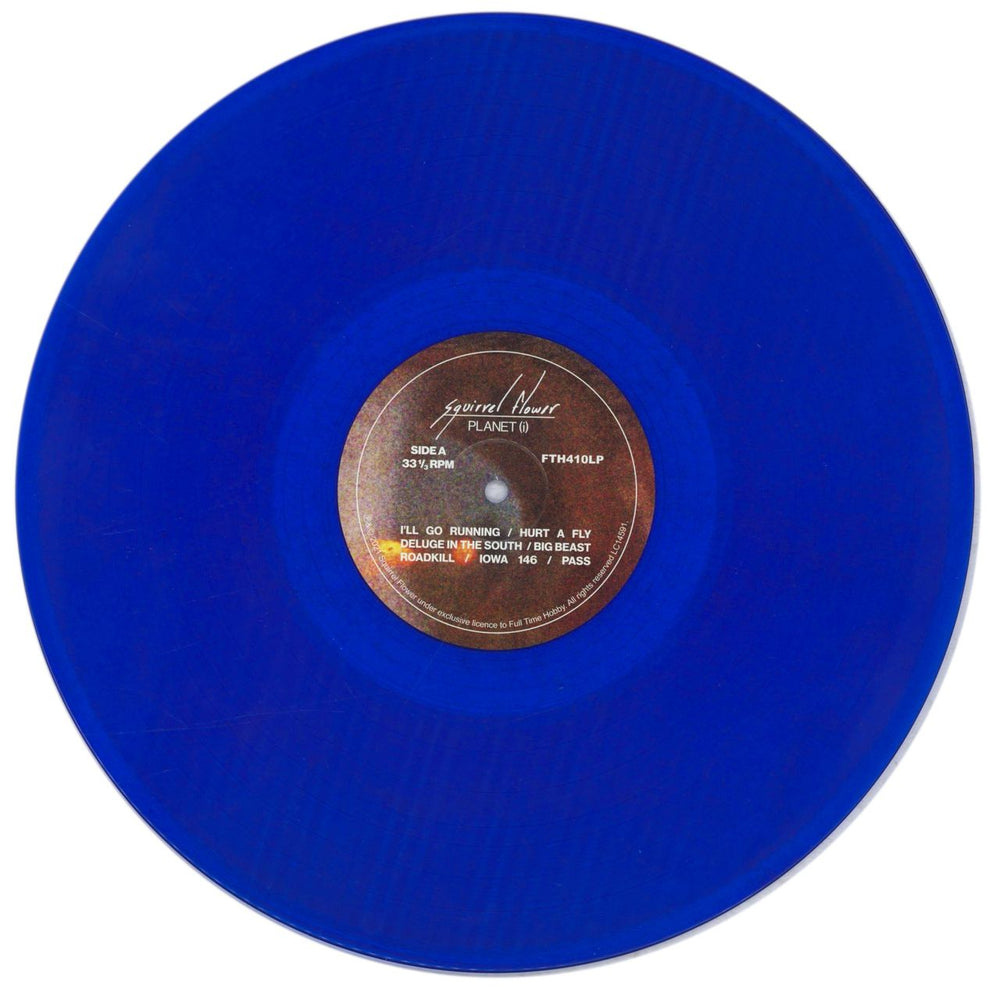 Squirrel Flower Planet [i] - Blue Transparent Vinyl UK vinyl LP album (LP record) 7T8LPPL839770
