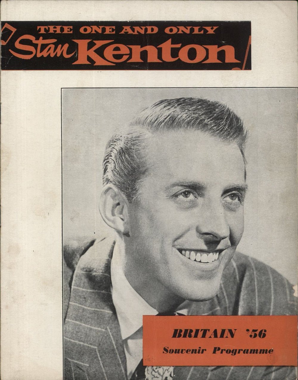 Stan Kenton Britain '56 Souvenir Programme UK tour programme TOUR PROGRAMME