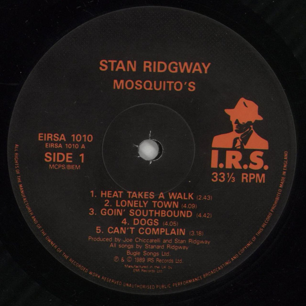 Stan Ridgway Mosquitos UK vinyl LP album (LP record) SRGLPMO547054
