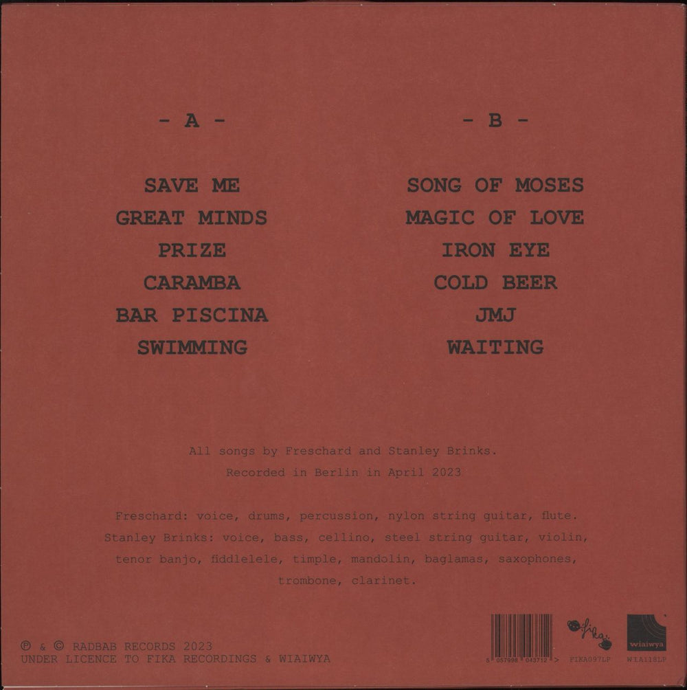 Stanley Brinks Iron Eye - Red Vinyl German vinyl LP album (LP record) 5057998043712