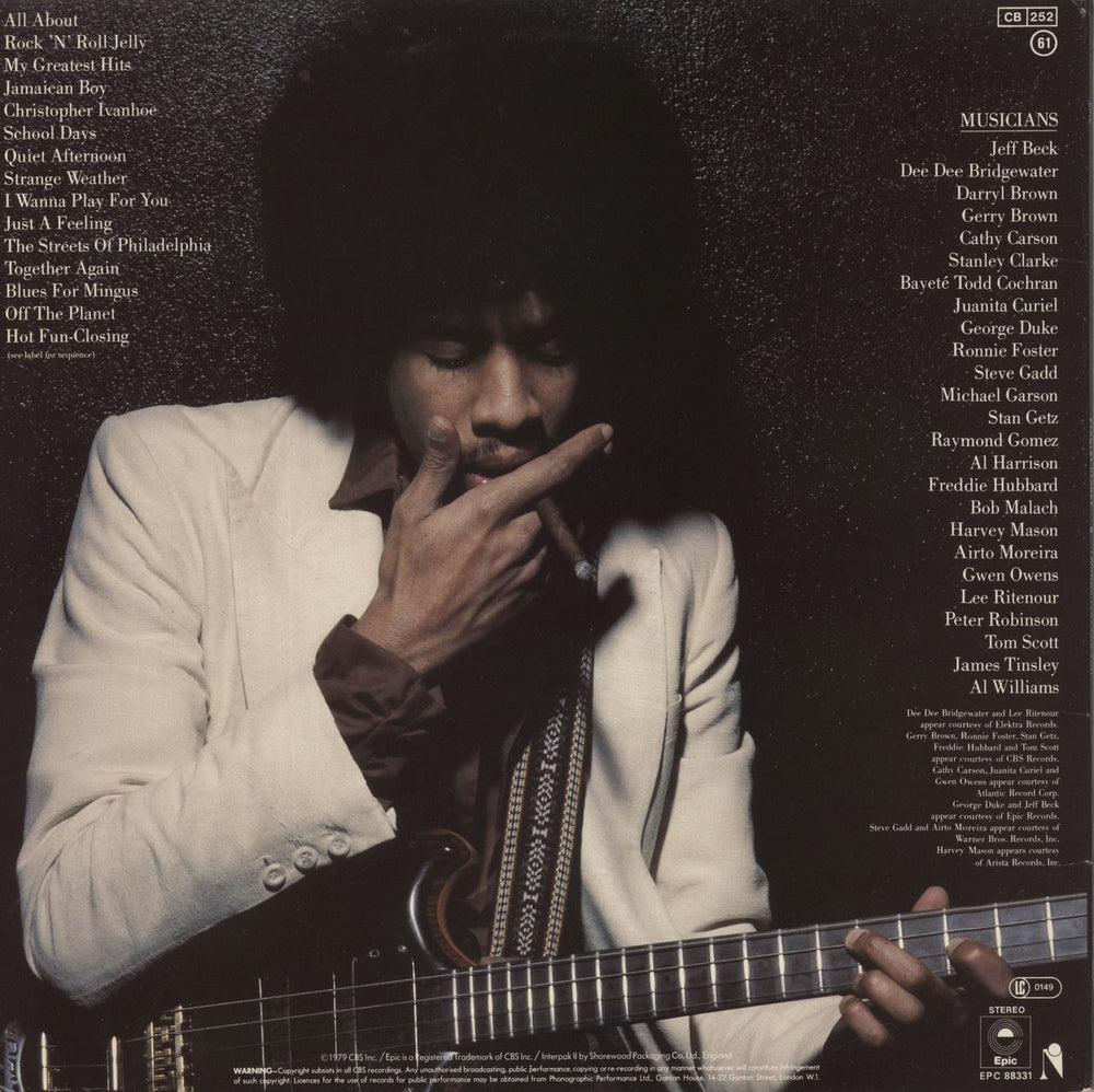 Stanley Clarke I Wanna Play For You - 1st + Insert UK 2-LP vinyl record set (Double LP Album)