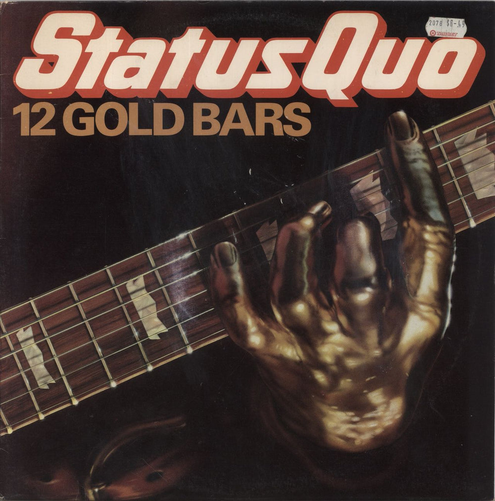 Status Quo 12 Gold Bars Australian vinyl LP album (LP record) 6360179
