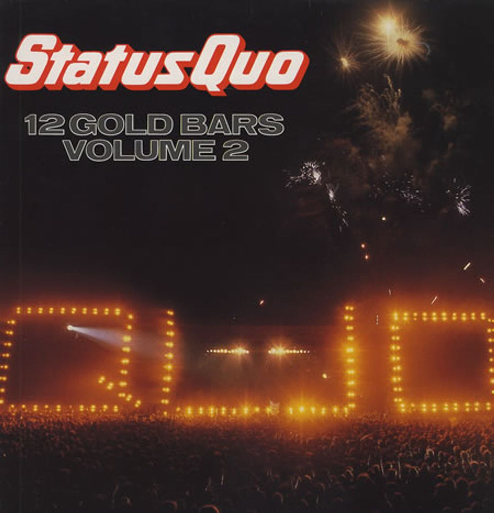 Status Quo 12 Gold Bars Volume 2 UK vinyl LP album (LP record) 824043-1