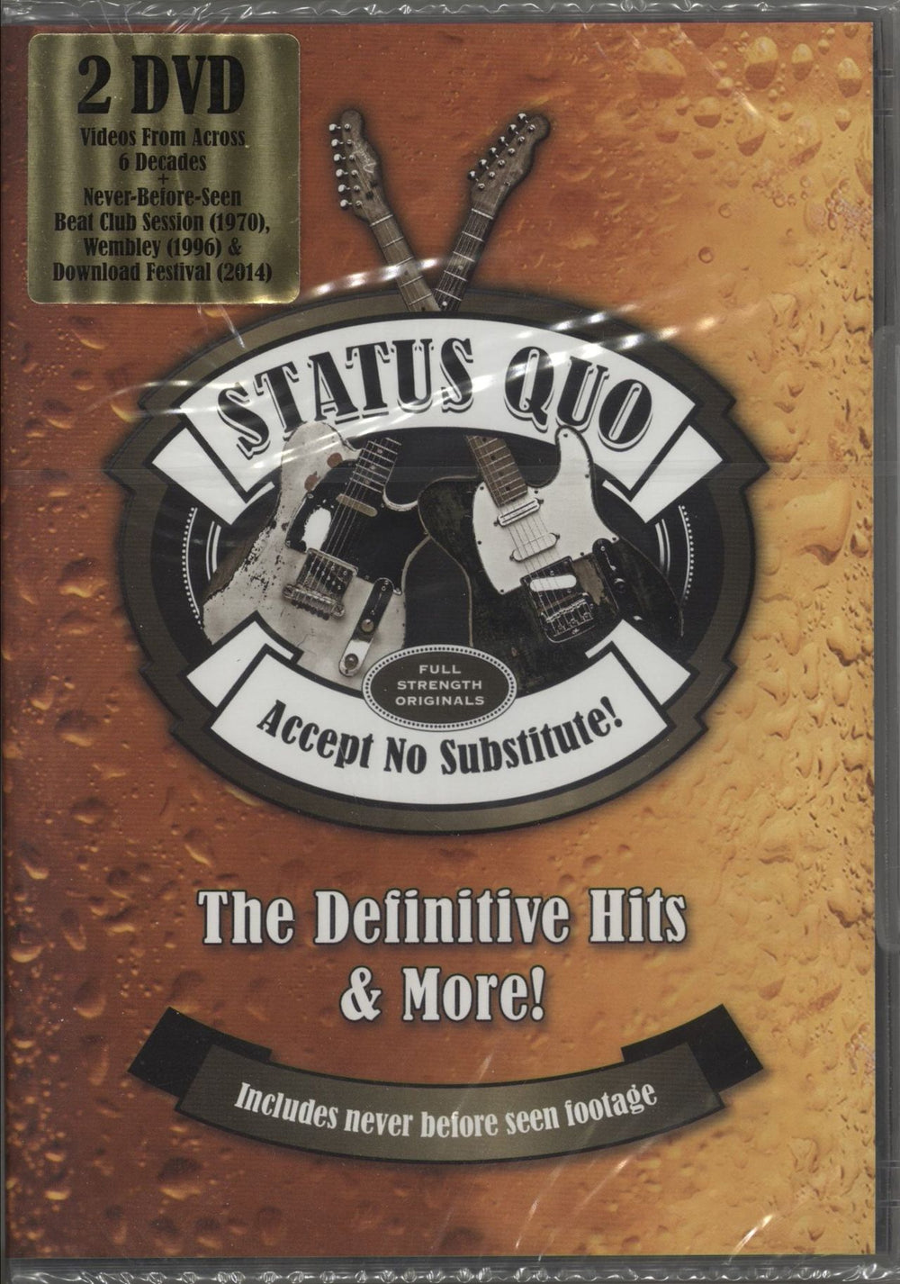 Status Quo Accept No Substitute! The Definitive Hits & More! - Sealed UK DVD 5365612
