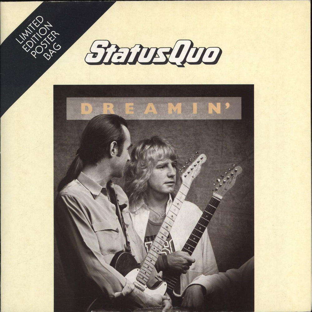 Status Quo Dreamin' - Poster Slv UK 7" vinyl single (7 inch record / 45) QUOP21