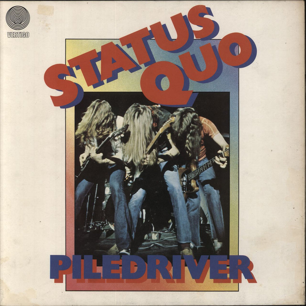 Status Quo Piledriver - 1st - VG UK vinyl LP album (LP record) 6360082